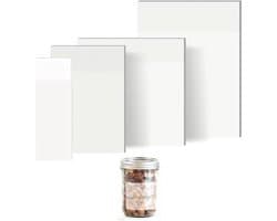 400 Stuks Transparante Hechtnotes - Waterdichte, Herpositioneerbare en Schrijfbare PVC Memo Stickers voor Studie, Kantoor en Plannen van Boeken