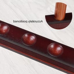 Houten Wandmontage Poolstick Rack voor Billiard Sticks - Stijlvolle Cue Houder voor Thuisgebruik — thumbnail 3