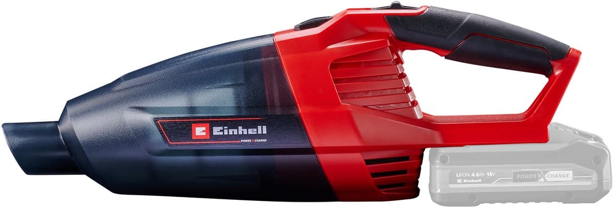 Einhell Accu Kruimelzuiger TE-VC 18 Li Solo - Power X-Change - 18 V/Li-ion - 42 mbar - 0,54 L - Incl. 5 accessoires - Excl. accu en lader — afbeelding 1