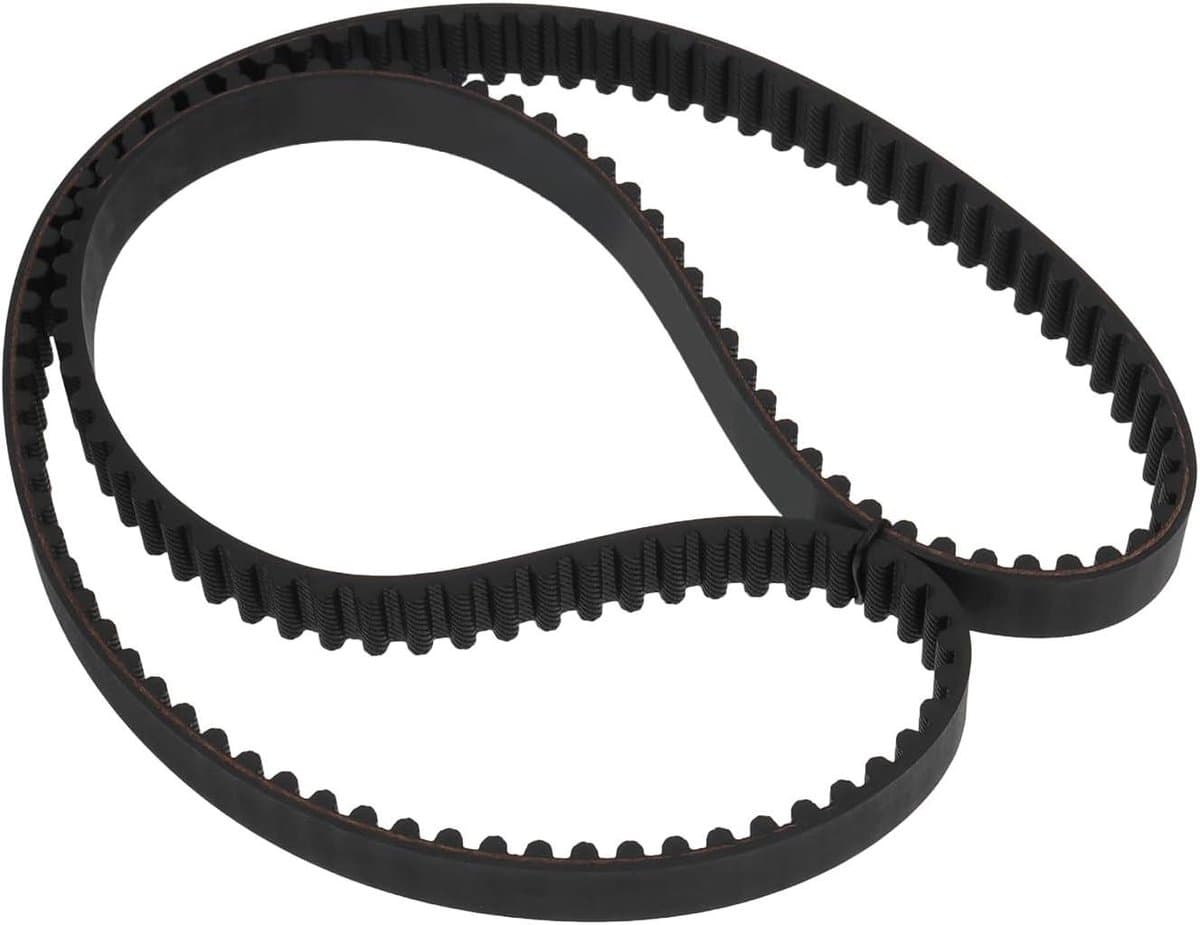 ECSiNG Lawn Mower Replacement Timing Belt 120-3335 1203335 265-610 Compatible with Toro Time Master with 76.2 cm Bridge 20978 21199 112 x 1.8 cm Black — afbeelding 1