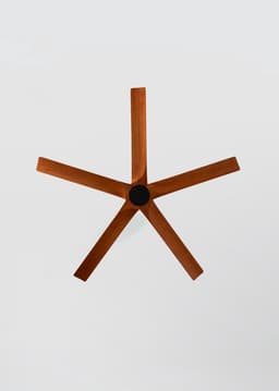 CREATE - Stille plafondventilator 40W van 100% hout in verschillende mate - XL - Geen licht - Afstandsbediening - WIND INDUSTRIAL WOOD — thumbnail 5