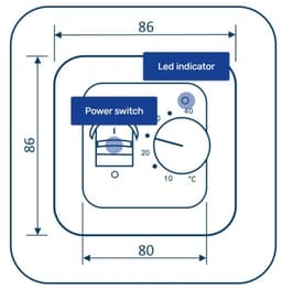 Elektronische thermostaat MST-1, 16A, 230 V — thumbnail 3