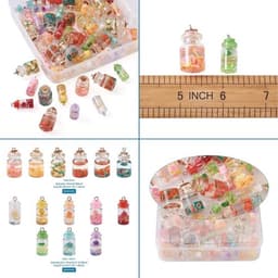 Handige accessoires voor het maken van unieke sleutelhangers, inclusief diverse materialen en onderdelen voor creatieve en persoonlijke ontwerpen — thumbnail 5