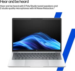 HP EliteBook 8 G1i AI Intel Core Ultra 5 225U Laptop 35,6 cm (14") WUXGA 16 GB DDR5-SDRAM 1 TB SSD Wi-Fi 6E (802.11ax) Windows 11 Pro AI PC Zilver — thumbnail 3