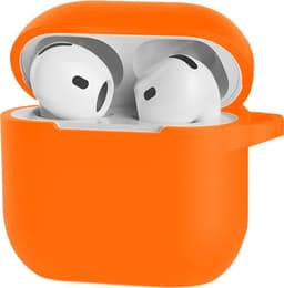 Go Go Gadget - Siliconen hoesje - Geschikt voor Apple AirPods 4 - Oranje — thumbnail 1