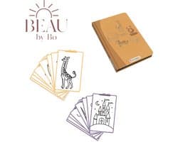 BEAU by Bo Kidywolf Kidydraw Mini Tekenboek met LCD-scherm Dieren + Refill Once upon a time & Animals