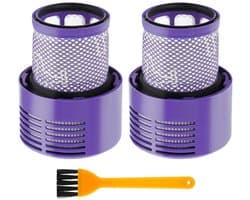 Vervangende filters voor Dyson V10 Cyclone-serie - V10 Absolute - V10 Animal - V10 Total Clean - V10 Motorhead - SV12 - onderdeelnummer 969082-01 - wasbare en herbruikbare draadloze stofzuigers - 2 stuks