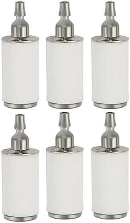 6 stuks brandstoffilters – Voor benzinekettingzaag, trimmer, tankfilter — thumbnail 1