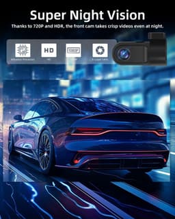 Dashcam Auto - Rijrecorder - Veilig Rijden - 150 Graden Nachtzicht - 720p 64GB - Zwart — thumbnail 5