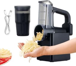Elektrische Groentesnijder - Keukenmachine Hakselaar - Snel Salades Maken - Oplaadbaar Draadloos Gebruik - 23 x 195 cm — thumbnail 1