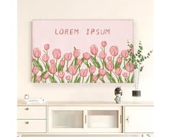 Televisie Stofhoes - Universele Beschermhoes - Binnenruimte Bescherming - Half Gesloten Achterkant - 22-75 Inch - Zee van bloemen 4