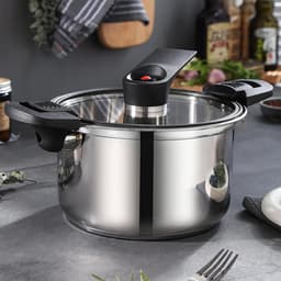 Multicooker Stoofpot - Snelle Kookpot - Efficiënte Maaltijden - Duurzame Constructie - 20 of 24 cm - Veelkleurig — thumbnail 2