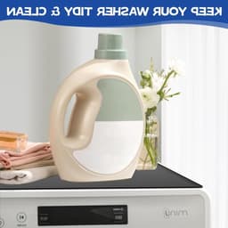 Waterdichte Siliconen Vloerbescherming Bak 60 x 60 cm voor Wasmachines, Droogmachines en Koelkasten, Lekbescherming en Onderhoud — thumbnail 2