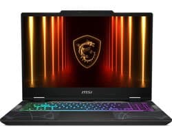 MSI Cyborg 15 B13WEKG-877BE Intel® Core™ i7 i7-13620H Laptop 39,6 cm (15.6") Full HD 16 GB DDR5-SDRAM 512 GB SSD NVIDIA GeForce RTX 5050 Wi-Fi 6E (802.11ax) Windows 11 Home Zwart