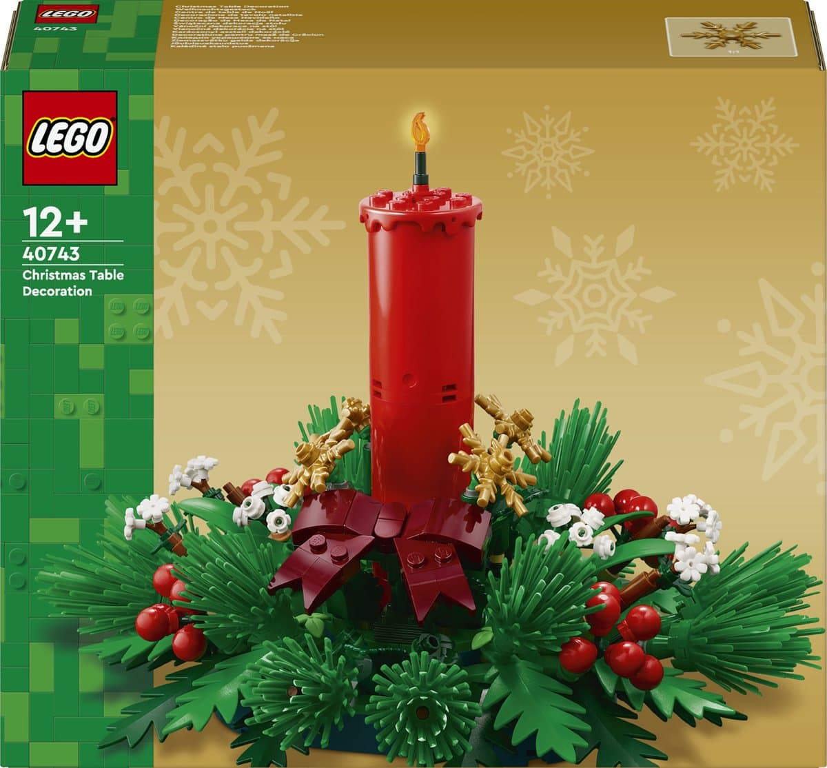 LEGO Icons - Kersttafeldecoratie Constructiespeelgoed — afbeelding 1