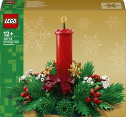 LEGO Icons - Kersttafeldecoratie Constructiespeelgoed — thumbnail 1