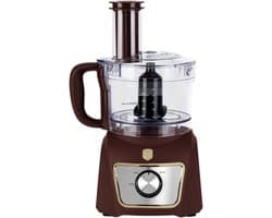 Keukenrobot Mixer - Keukenmachine Apparaat - Eten Bereiden - 8-in-1 Functionaliteit - 500 Watt - Bordeaux