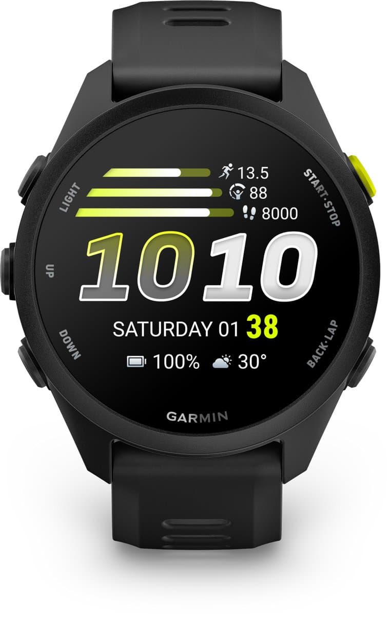 Garmin Forerunner® 70 - GPS hardloophorloge - 42,6 mm - Zwart — afbeelding 1