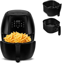 Zeegma Knapper Grand Airfryer – 1800W, 7.7L Capacity, 9 Programs, Fast Heating, Fat Free Cooking, Dishwasher Safe (Black) — thumbnail 1
