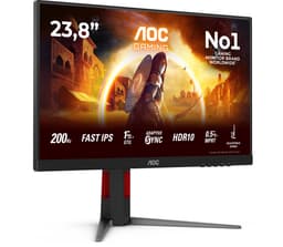 AOC G4 24G4HA - Full HD IPS Gaming Monitor - 200Hz - Ergonomisch - Speakers - 24 inch — thumbnail 6