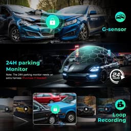 Auto Dashcam - Rijrecorder - Veilige Rit - 4K Ultra HD - 64 GB - Zwart — thumbnail 4