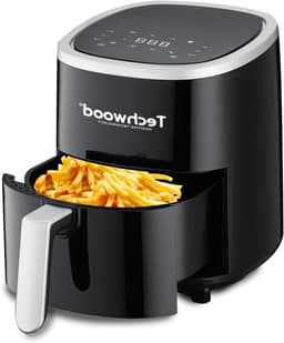 Airfryer Zonder Olie - Gezonde Frituur - Lekker Koken - Digitale Touch Bediening - 3.5 Liter Capaciteit - Zwart — thumbnail 1