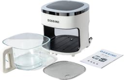 Digitale Airfryer - Hete Lucht Oven - Gezond Frituren - Glazen Mand 360 Graden - 4.2 Liter - Wit — thumbnail 4