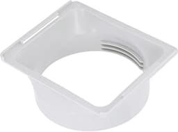 Draagbare airconditioner uitlaatslangkoppeling - vierkante naar ronde adapter, eenvoudige installatie, laag geluidsniveau, ABS-materiaal — thumbnail 5