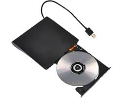 Externe Schijf Brander - USB Drive Lezer - Bestanden Branden Lezen - Plug and Play - 300 g - Zwart
