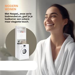 Wasmachine Kast - Ombouw - Verhoger - Meubel — thumbnail 2