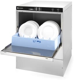 HENDI Vaatwasser – elektronische bediening – dubbelwandige deur – 645x576x837 mm – 400V/6600W — thumbnail 6