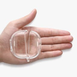 kwmobile Earphones Case for Xiaomi Redmi Buds 6 Lite Case - Clear TPU Silicone Earbuds Cover - Transparent — thumbnail 5
