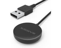 Oplader geschikt voor Samsung Galaxy Watch 7 6 5 4 3 Active 2 Fit Pro Classic Charger Oplaadkabel 1 Meter USB