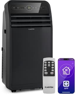 Klarstein mobiele airconditioner met luchtafvoerslang, 4-in-1 airconditioner met ventilator, luchtontvochtiger & nachtmodus, kleine & draagbare airconditioner voor thuis & op kantoor, app-bediening, 12000 BTU,1 kW voor 59 m² - Afstandsbediening — thumbnail 15