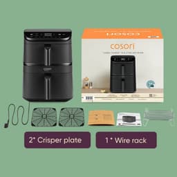 Cosori TurboTower – Dubbele Airfryer XXL – 10.8L – 2 Manden Apart Instelbaar – 7 Programma’s — thumbnail 6