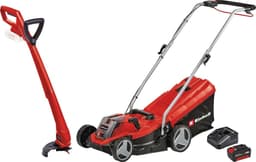 Accu-grasmaaier en Grastrimmer Set voor Tuin - Efficiënt en Draadloos Maaien — thumbnail 1