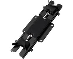 JustValue Muurbeugel voor JBL Speaker - Wandhouder - Geschikt voor Charge 5 en Flip 6 - Bluetooth Speaker Houder - Wandclip - Zwart