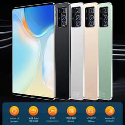 Nieuwe 2025 5G Global Versie Tablet 10.36 Inch Android MTK6797 12GB RAM 256GB ROM Bluetooth WiFi Netwerk 12000 mAh - Green — thumbnail 2
