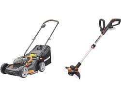 Accu Grasmaaier 40V met Mulchfunctie en 2-in-1 Grastrimmer