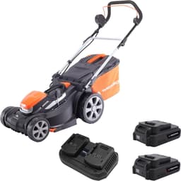 Accugrasmaaier 20V met 34 cm maaibreedte en variabele maaihoogte - Ideaal voor een verzorgde tuin — thumbnail 1