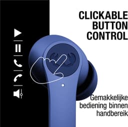 FRESH 'N REBEL Twins Rise In-ear Draadloze oordopjes Met Noise-cancelling True Blue — thumbnail 3