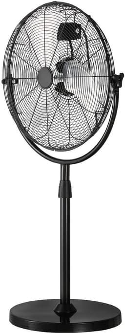 Industriële Staande Ventilator, Diameter 560 mm, Hoogte Verstelbaar van 115-147 cm, met 3 Snelheidsstanden, Ideaal voor Woonkamer, Huis en Kantoor, Zwart — thumbnail 3