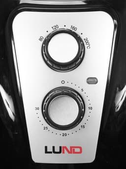 LUND Professional airfryer vetvrije friteuse 2.4L - 1300W - 67570 - zwart — thumbnail 13