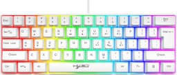 HXSJ V700 - Bedrade Gaming Toetsenbord - RGB - 61keys - QWERTY Toetsenborden - Wit — thumbnail 3