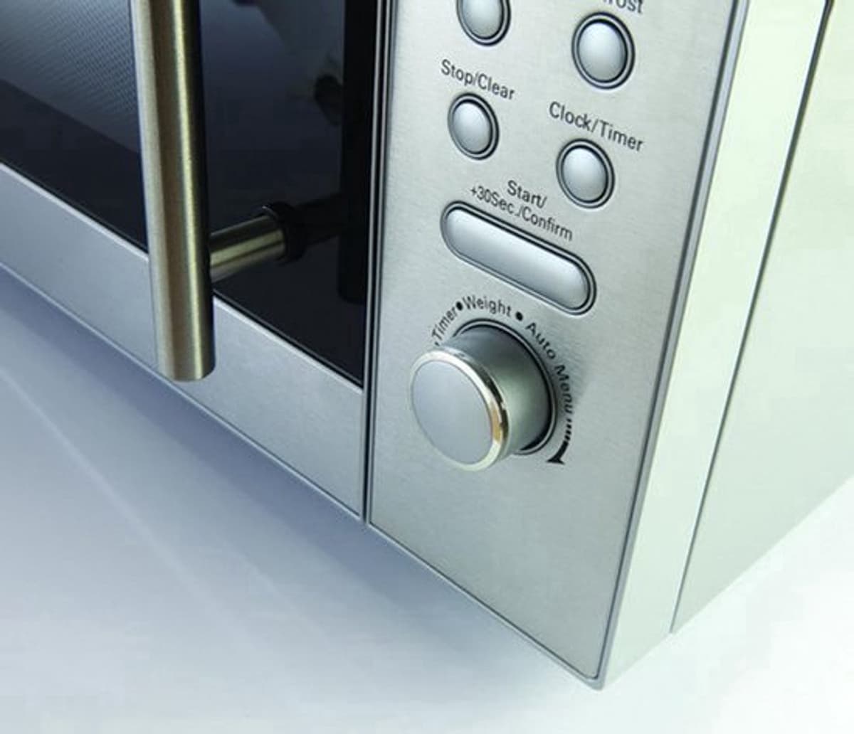 Magnetron – Microgolfoven – Kleine Oven – Keukenoven – Digitale Magnetron – 23 Liter Inhoud – 800 Watt Vermogen – Roestvrij Stalen Behuizing — afbeelding 1