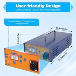 Deukhersteller Auto – Deukverwijderaar – Inductieverwarmer – Reparatietool – Lakschadevrij – 1,38 kW Vermogen – Digitale Bediening — thumbnail 2
