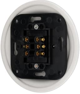 Inbouw Porseleinen Retro Koppelaar, Serie PR1 in Wit — thumbnail 5
