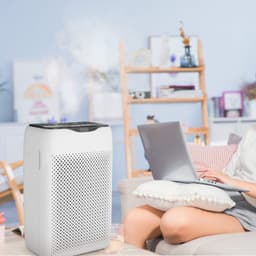 Luchtreiniger Wit - HEPA-Combifilter Met Actieve Koolfilter - 258 m³/h CADR - 36 m² Oppervlakte - Snoer Voeding - Voor Allergieën En Rookkamers — thumbnail 5
