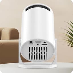 Miniprojector met WiF, Ondersteuning voor 4K 1080P Draagbare Projector, 50 ANSI, 240 ° Draaibaar, Automatische Keystone-correctie, 15 "- 80" Schermvideoprojector — thumbnail 4