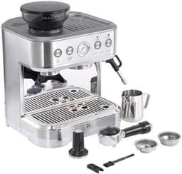 Volautomatische Espressomachine Silver - 15 Bar Pomp - Roestvrij Staal - <5 Kopjes - Automatische Koffiemolen — thumbnail 2